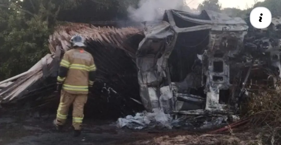 .Caminhoneiro morre carbonizado em Varre-Sai