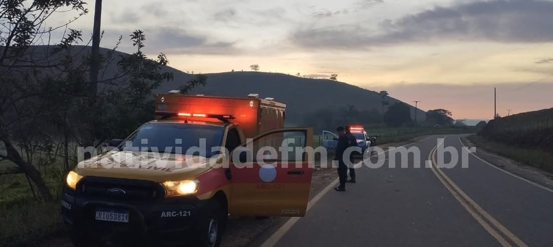 Pedestre morre atropelado na RJ 230, Varre-Sai